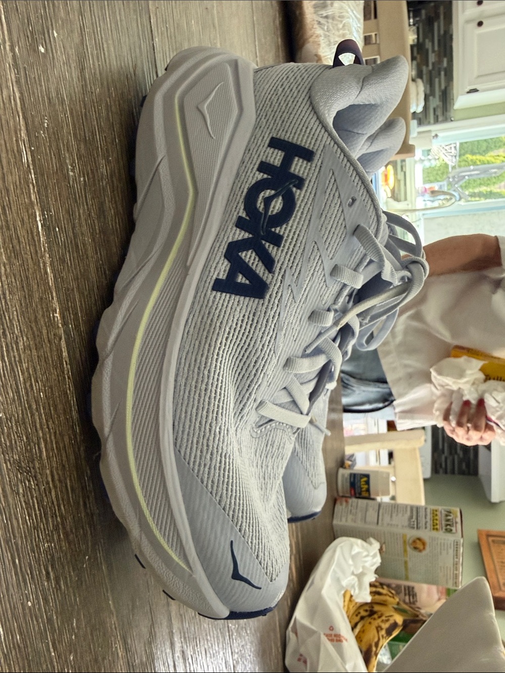 Hoka  Ambient Blue/Blueberry  Running Shoes with Navy Accents